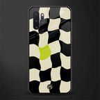 trippy pastel checks glass case for samsung galaxy note 10 plus image