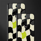 trippy pastel checks glass case for redmi k20 pro image-2