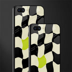 trippy pastel checks glass case for realme c1 image-2