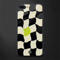 trippy pastel checks glass case for realme c1 image