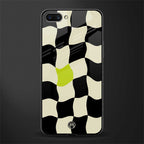 trippy pastel checks glass case for realme c1 image