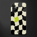 trippy pastel checks glass case for realme x50 pro image
