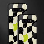 trippy pastel checks glass case for samsung galaxy s10 plus image-2