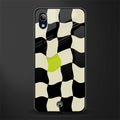 trippy pastel checks glass case for vivo y91i image