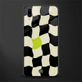 trippy pastel checks glass case for vivo v11 pro image
