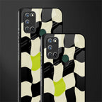 trippy pastel checks glass case for realme 7i image-2