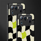 trippy pastel checks glass case for mi 11 ultra 5g image-2