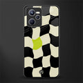 trippy pastel checks glass case for realme c35 image