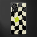 trippy pastel checks back phone cover | glass case for samsung galaxy m33 5g