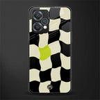 trippy pastel checks back phone cover | glass case for oneplus nord ce 2 lite 5g