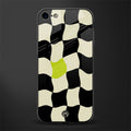 trippy pastel checks glass case for iphone se 2020 image