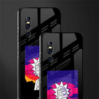 trippy rick sanchez glass case for vivo v15 pro image-2