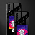 trippy rick sanchez glass case for samsung galaxy a50s image-2
