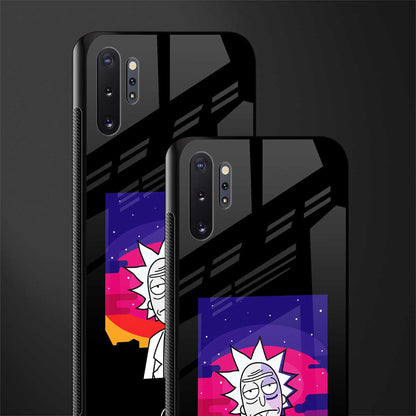 trippy rick sanchez glass case for samsung galaxy note 10 plus image-2