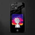 trippy rick sanchez glass case for mi 11 lite image