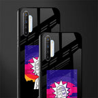 trippy rick sanchez glass case for realme x2 image-2