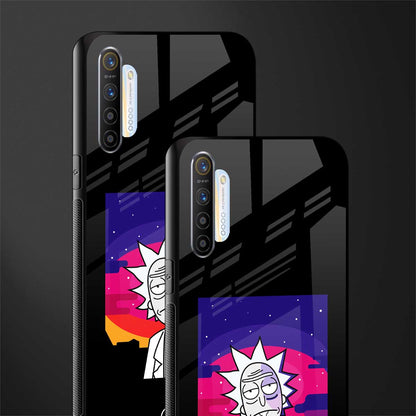 trippy rick sanchez glass case for realme x2 image-2