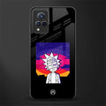 trippy rick sanchez glass case for vivo v21 5g image