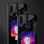 trippy rick sanchez glass case for samsung galaxy a20s image-2