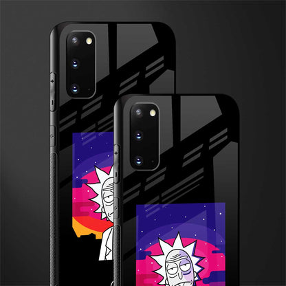 trippy rick sanchez glass case for samsung galaxy s20 image-2