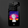 trippy rick sanchez glass case for samsung galaxy s20 ultra image