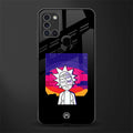 trippy rick sanchez glass case for samsung galaxy a21s image