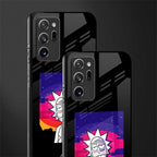 trippy rick sanchez glass case for samsung galaxy note 20 ultra 5g image-2