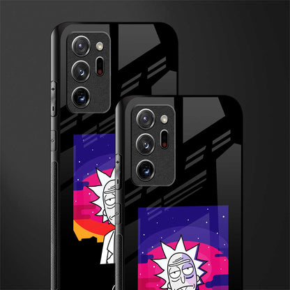 trippy rick sanchez glass case for samsung galaxy note 20 ultra 5g image-2