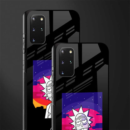 trippy rick sanchez glass case for samsung galaxy s20 plus image-2