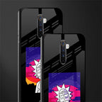 trippy rick sanchez glass case for realme x2 pro image-2