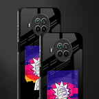 trippy rick sanchez glass case for mi 10i image-2