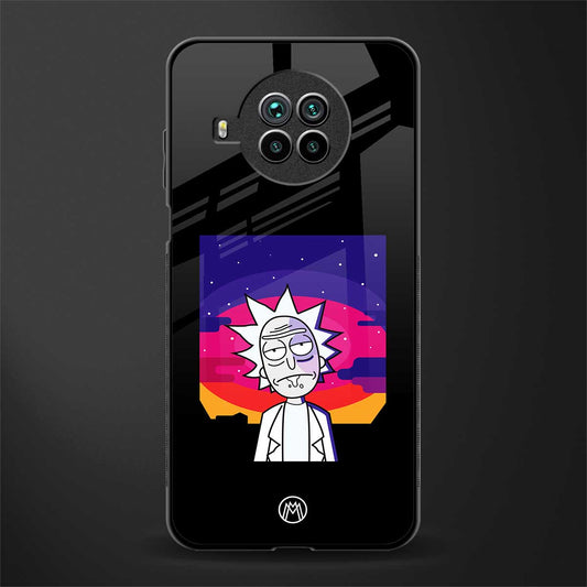 trippy rick sanchez glass case for mi 10i image