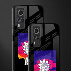 trippy rick sanchez glass case for vivo y31 image-2