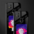 trippy rick sanchez glass case for redmi 9c image-2