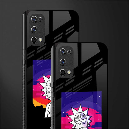 trippy rick sanchez glass case for realme x7 pro image-2