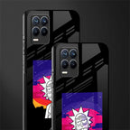 trippy rick sanchez glass case for realme 8 pro image-2