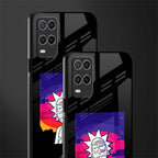 trippy rick sanchez glass case for oppo a54 image-2