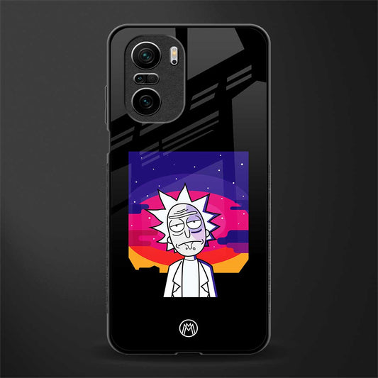 trippy rick sanchez glass case for mi 11x 5g image