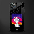 trippy rick sanchez glass case for iphone 11 pro max image