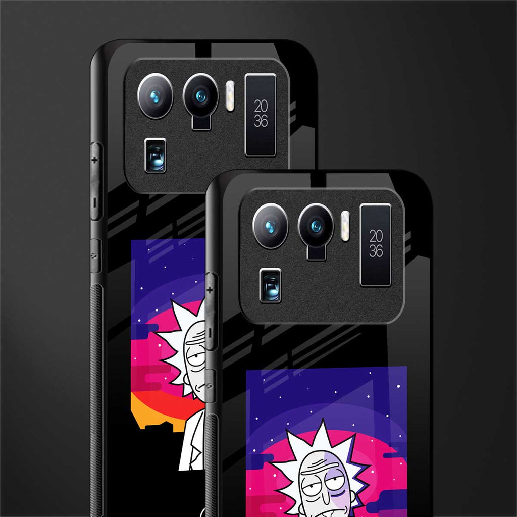 trippy rick sanchez glass case for mi 11 ultra 5g image-2