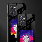 trippy rick sanchez glass case for realme c35 image-2