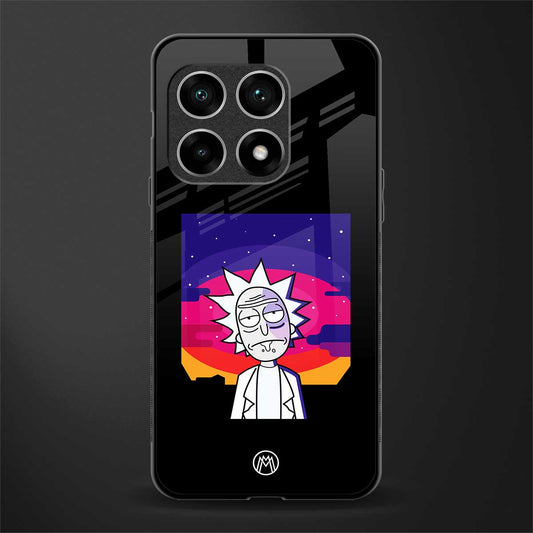 trippy rick sanchez glass case for oneplus 10 pro 5g image
