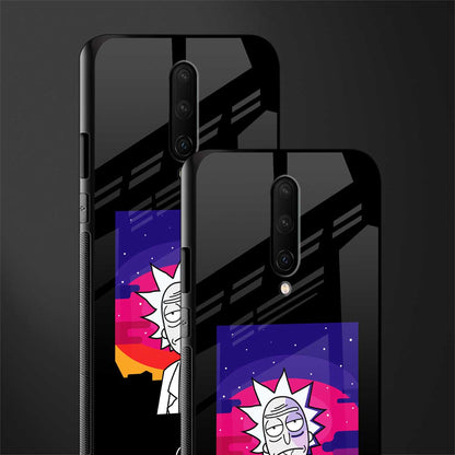 trippy rick sanchez glass case for oneplus 7 pro image-2