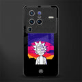 trippy rick sanchez glass case for vivo x80 pro 5g image