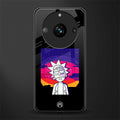 trippy rick sanchez back phone cover | glass case for realme 11 pro 5g