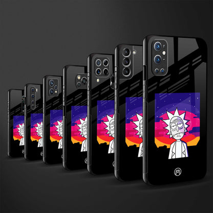 trippy rick sanchez glass case for iphone 8 plus image-3