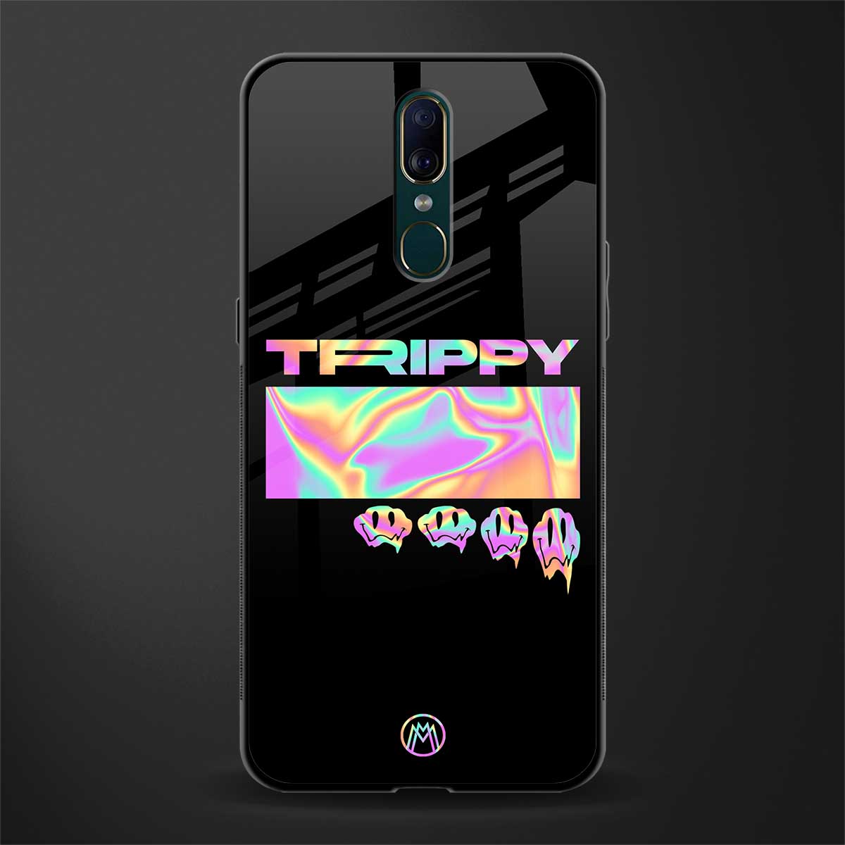trippy trippy glass case for oppo f11 image