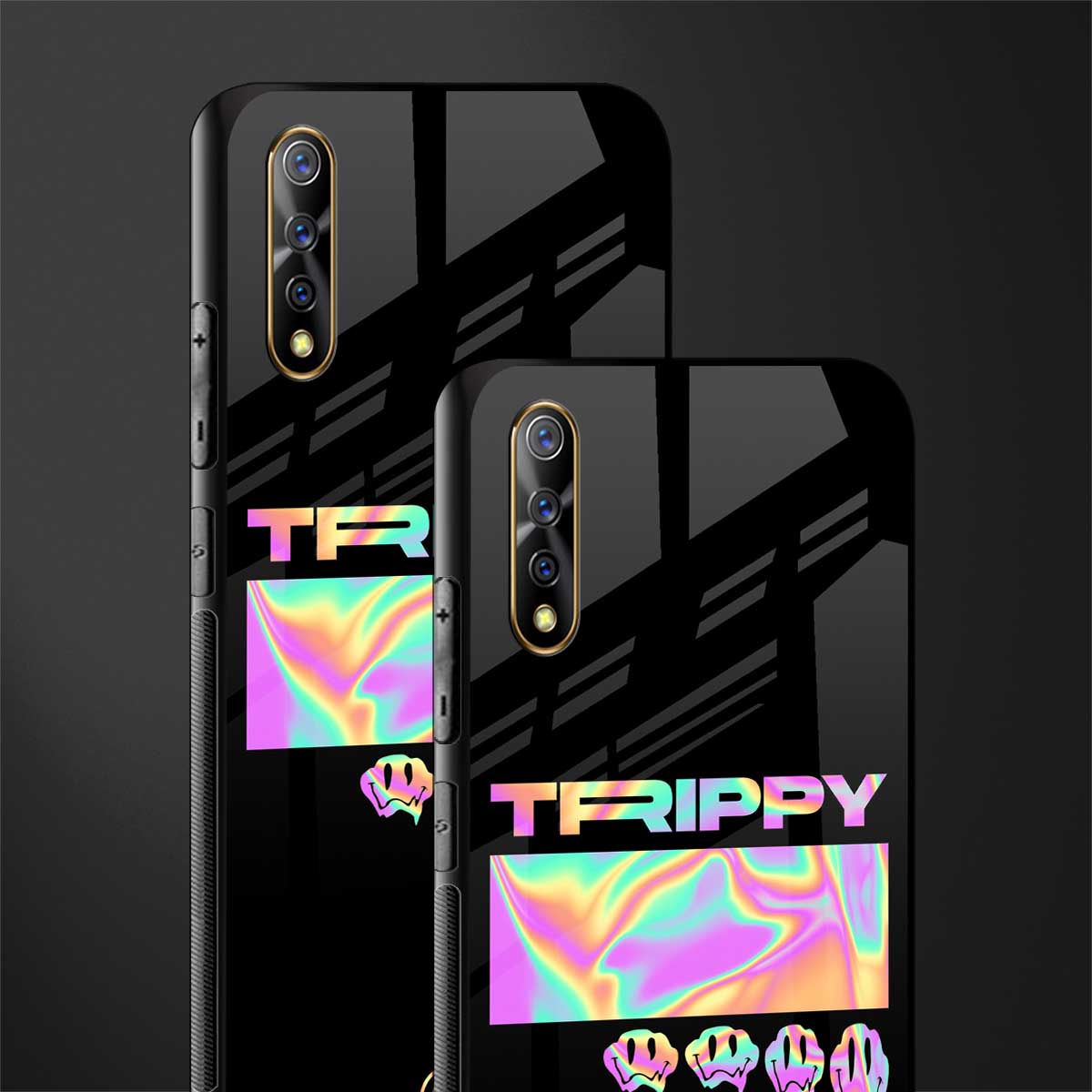 trippy trippy glass case for vivo s1 image-2