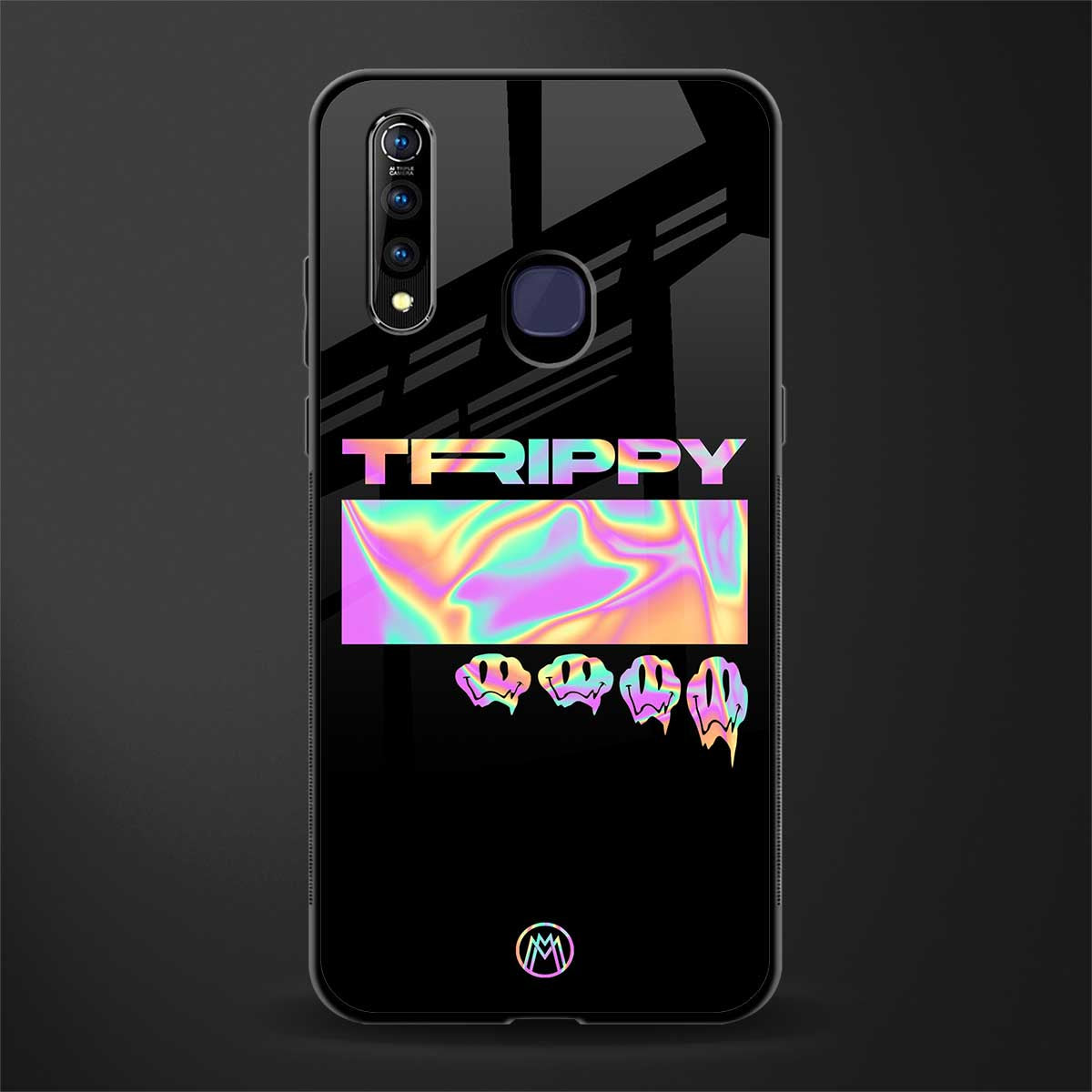 trippy trippy glass case for vivo z1 pro image