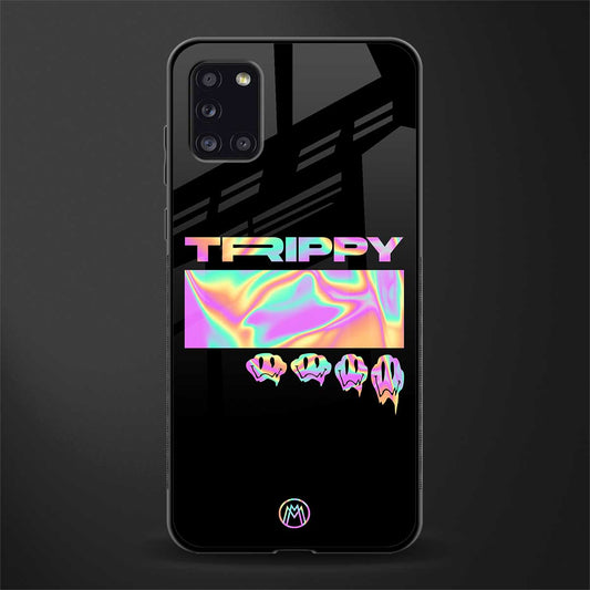 trippy trippy glass case for samsung galaxy a31 image